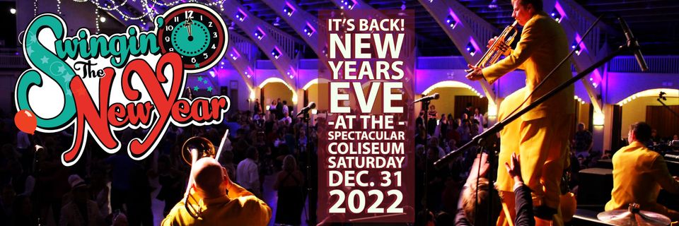 Grand New Year's Eve Celebration at Gulfport Casino, Tampa Bay Florida, All Ages Swing Dance with Live Music!